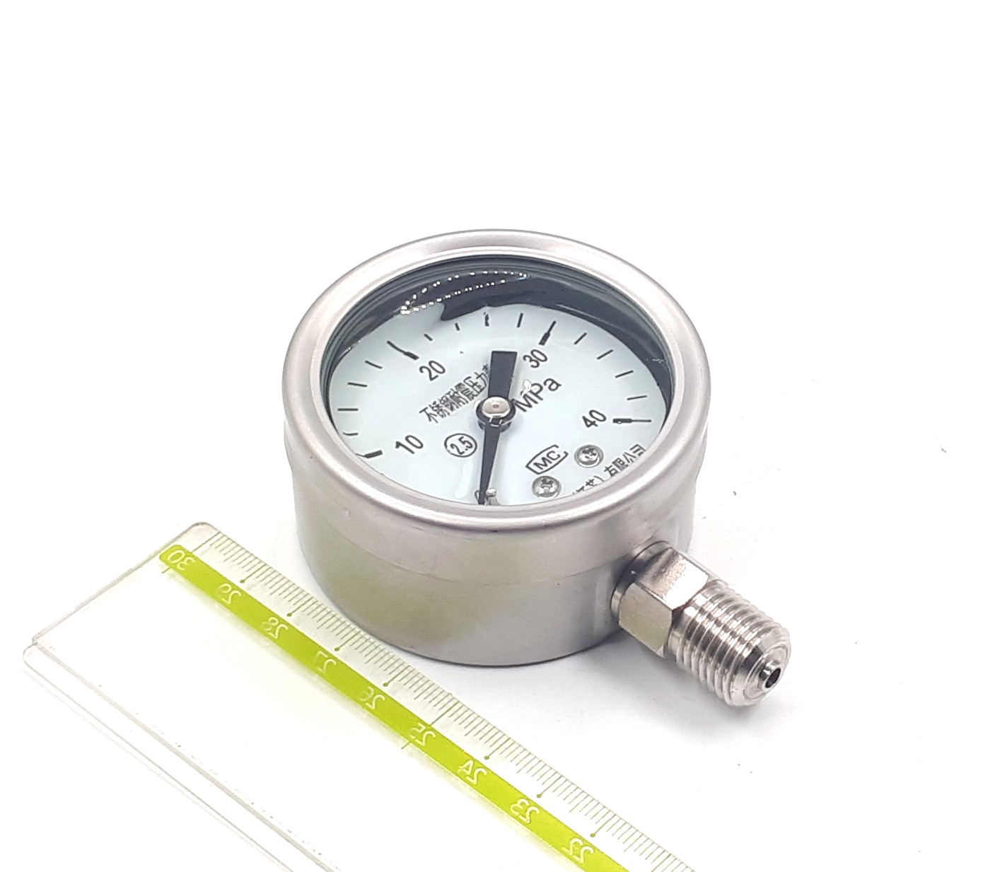 HQ-YTH-60 0-40MPa 60mm G1/4R манометр виброустойчивый