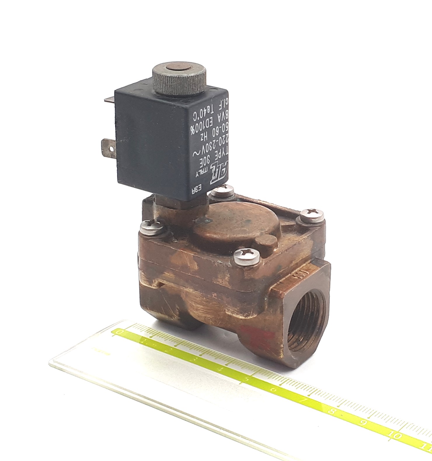 Type 30E G1/2Rc 220-230VAC 8W NO клапан электромагнитный