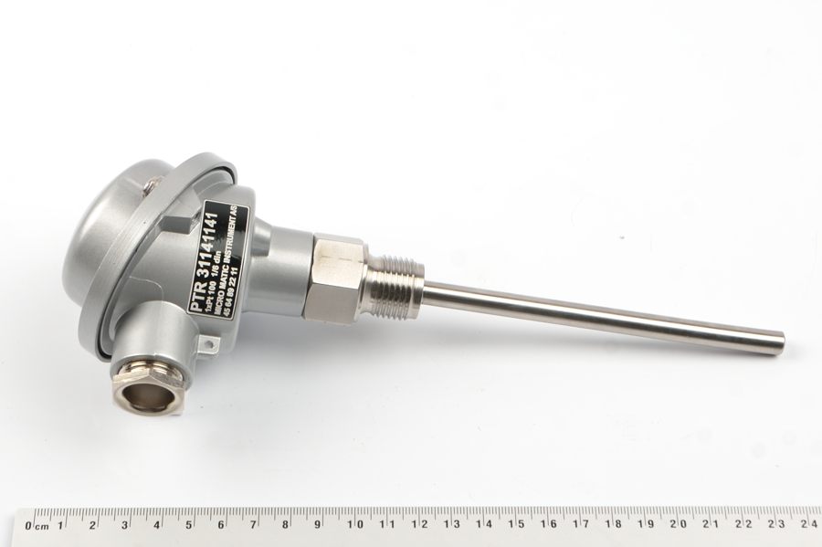 PTR31141141 1xPt100 140/8mm G1/2R -50+200°С Micro Matic термометр сопротивления