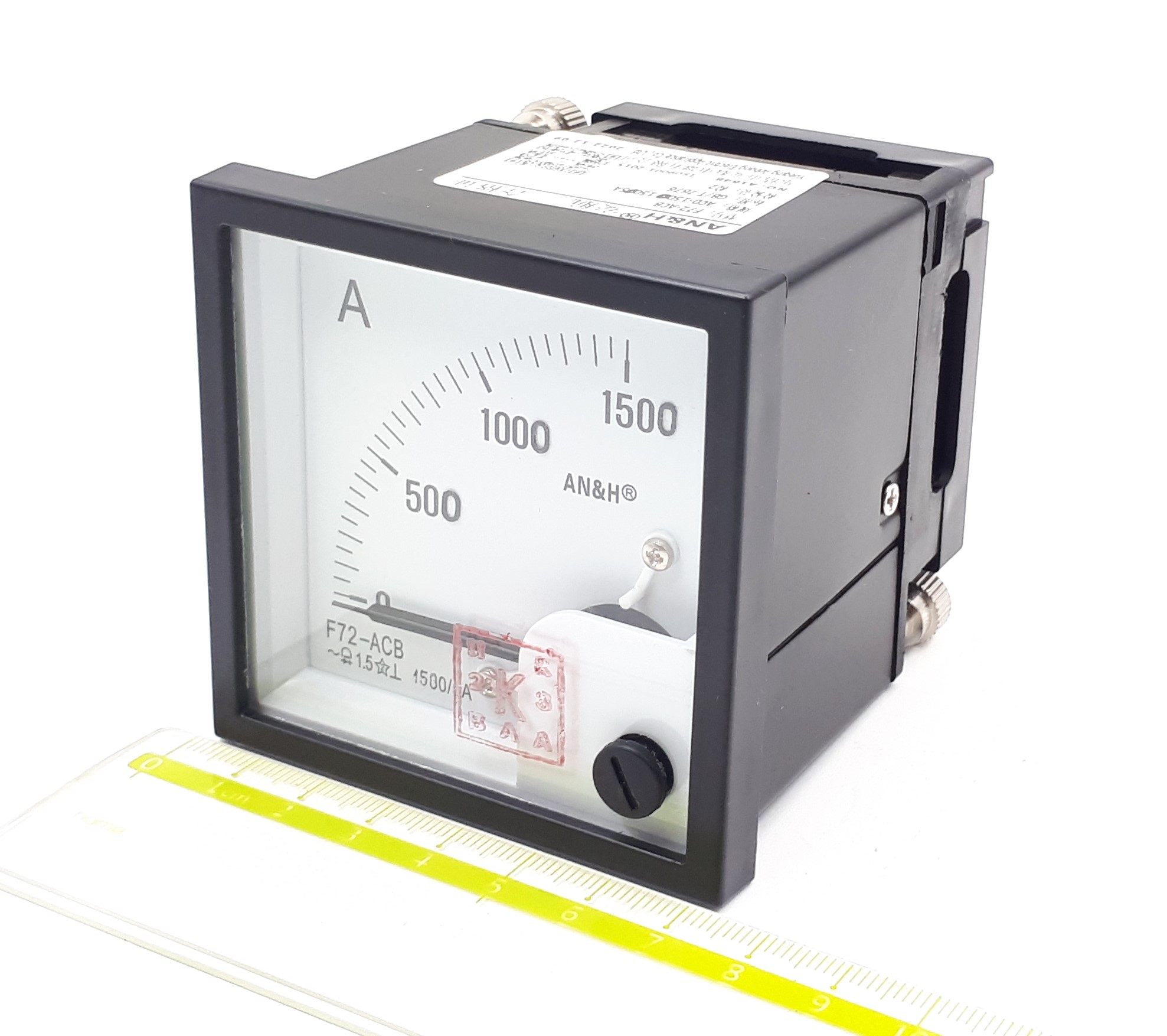 F72-ACB 0-1500A 1500/5A AC AN&H амперметр (72х72)