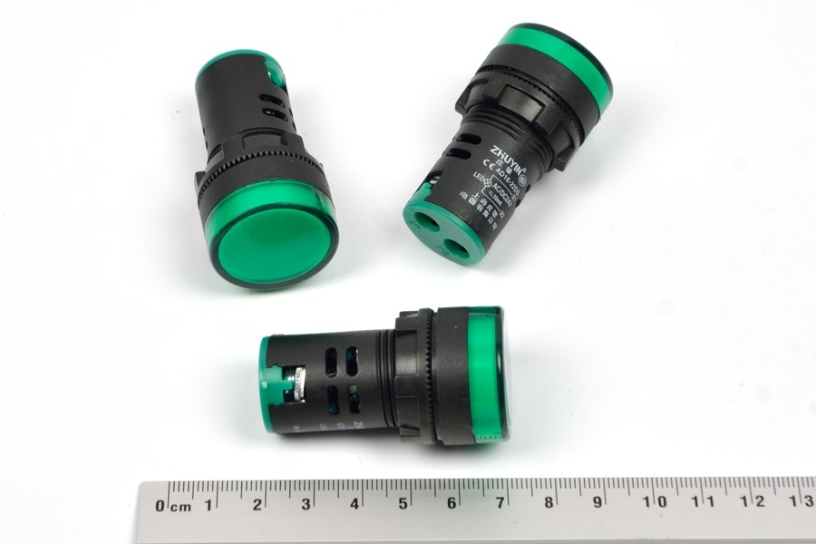 AD16-22DS 24VAC/VDC (зеленый) индикатор светодиодный