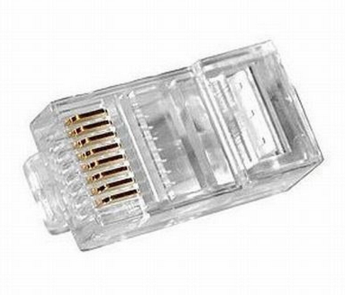 RJ45 8Р8С джек штекер быстрозажимной ручной