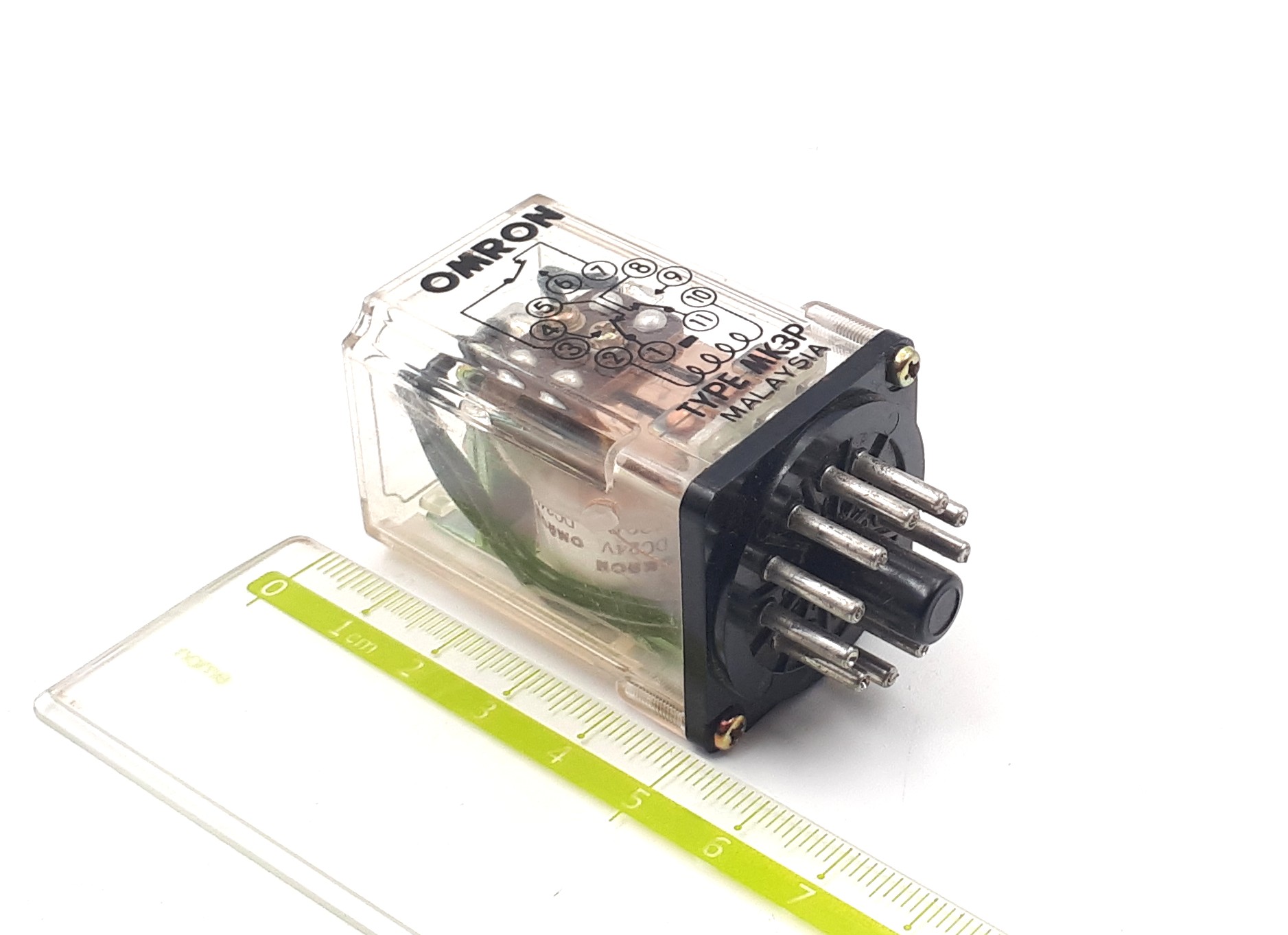 MK3P (R15) 24VDC 10A 3PDT Omron реле промежуточное