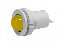 СКЛ11-Ж 380VAC 26mm (желтый) индикатор светосигнальный