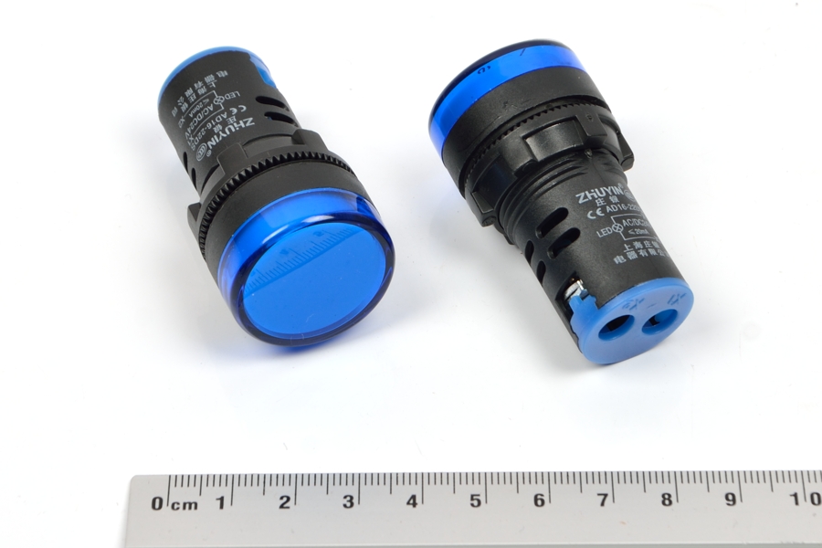 AD16-22DS 24VAC/DC (синий) индикатор светодиодный