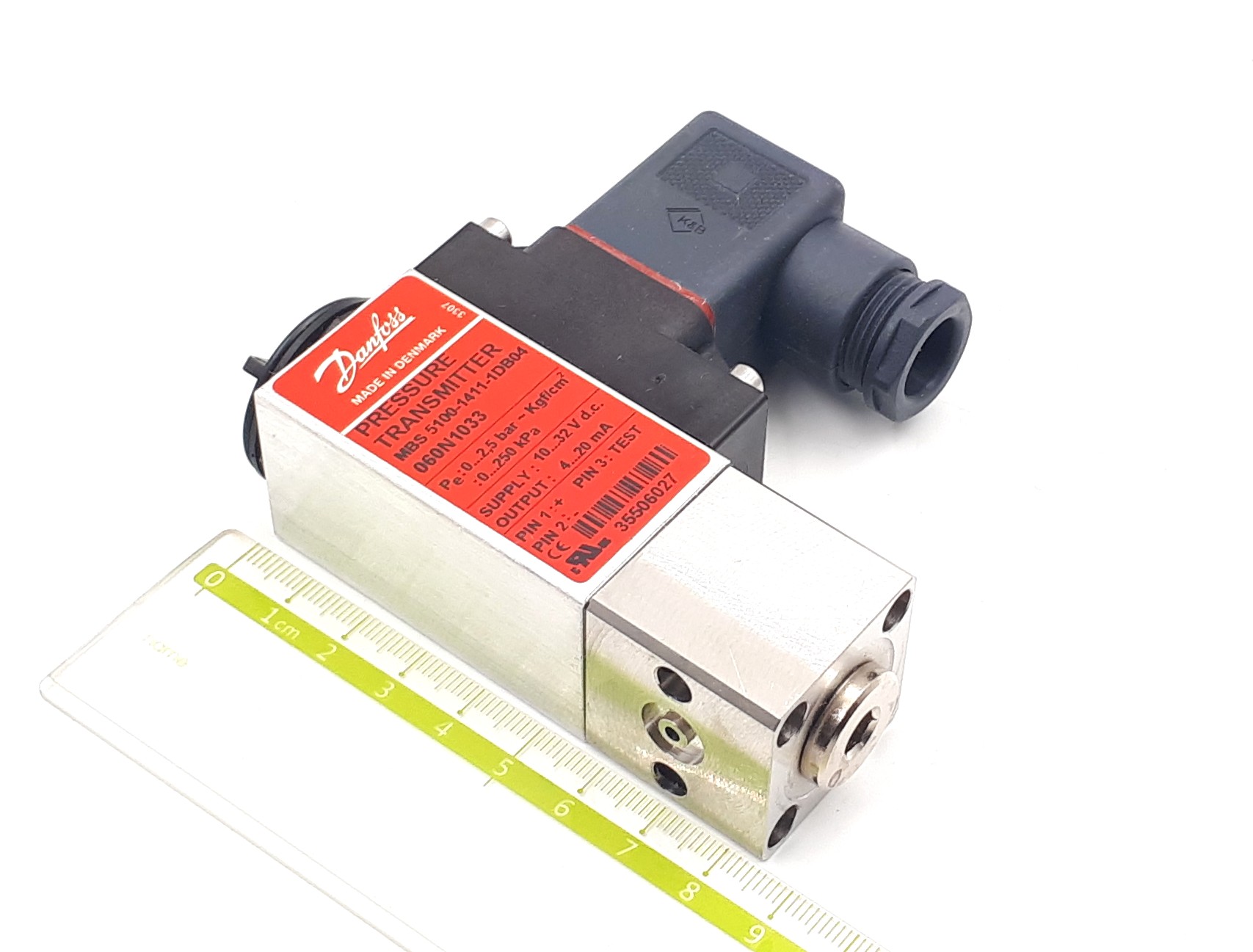 MBS5100-1411-1DB04 060N1033 0-2,5bar 4-20mA 10-32VDC G1/4Rc Danfoss преобразователь давления 