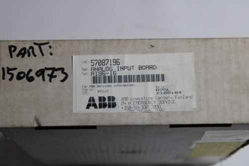 57087196 ANALOG INPUT BOARD ABB