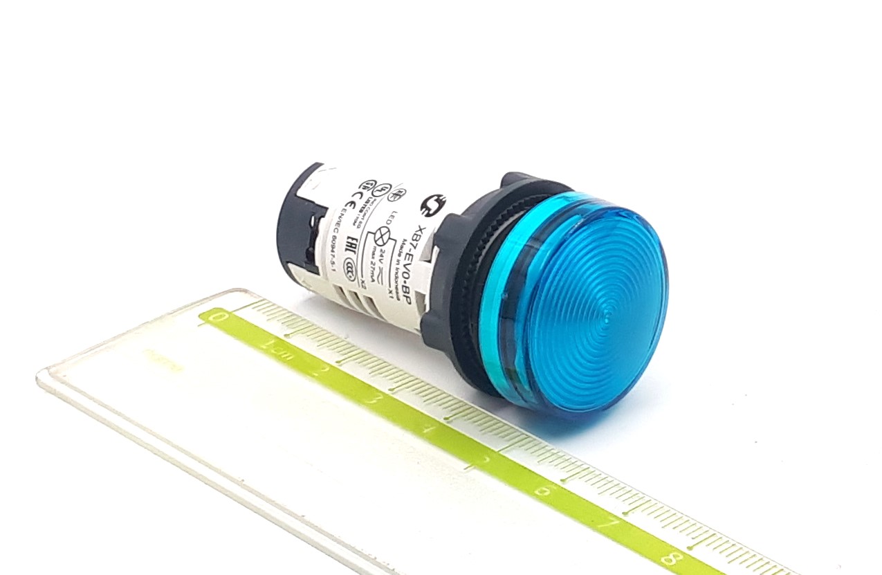 XB7EV06BP 24V AC/DC M22 Schneider Electric (синий) индикатор светосигнальный