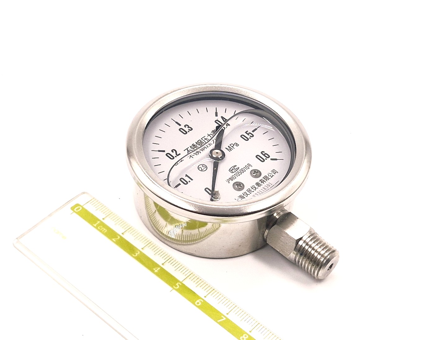 YN-60BF 0-0,6MPa 60mm G1/4R HONGQI манометр виброустойчивый