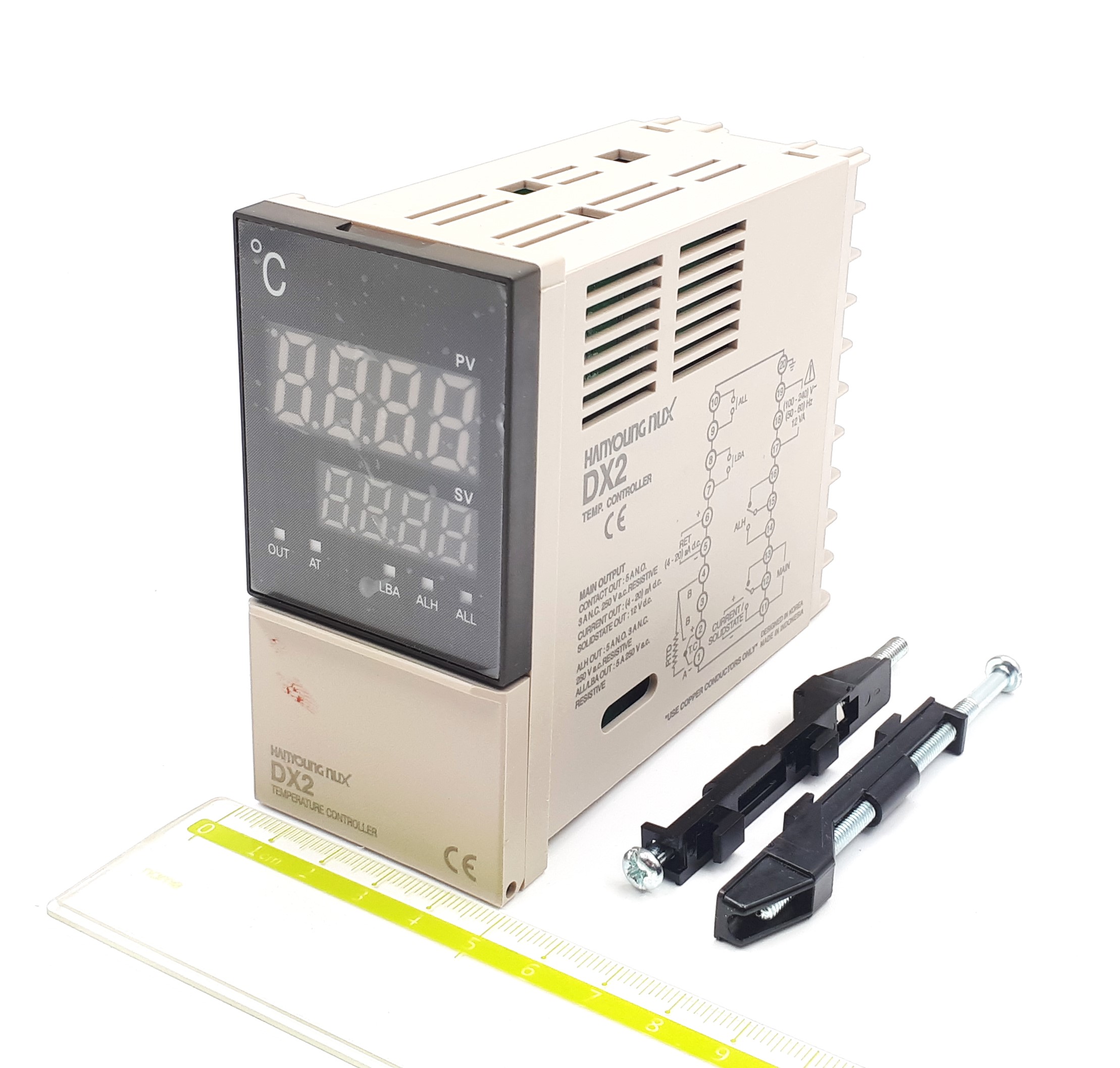 DX2-PMWNR Pt100 -199+640°С 100-240VAC 50/60Hz контроллер температурный 