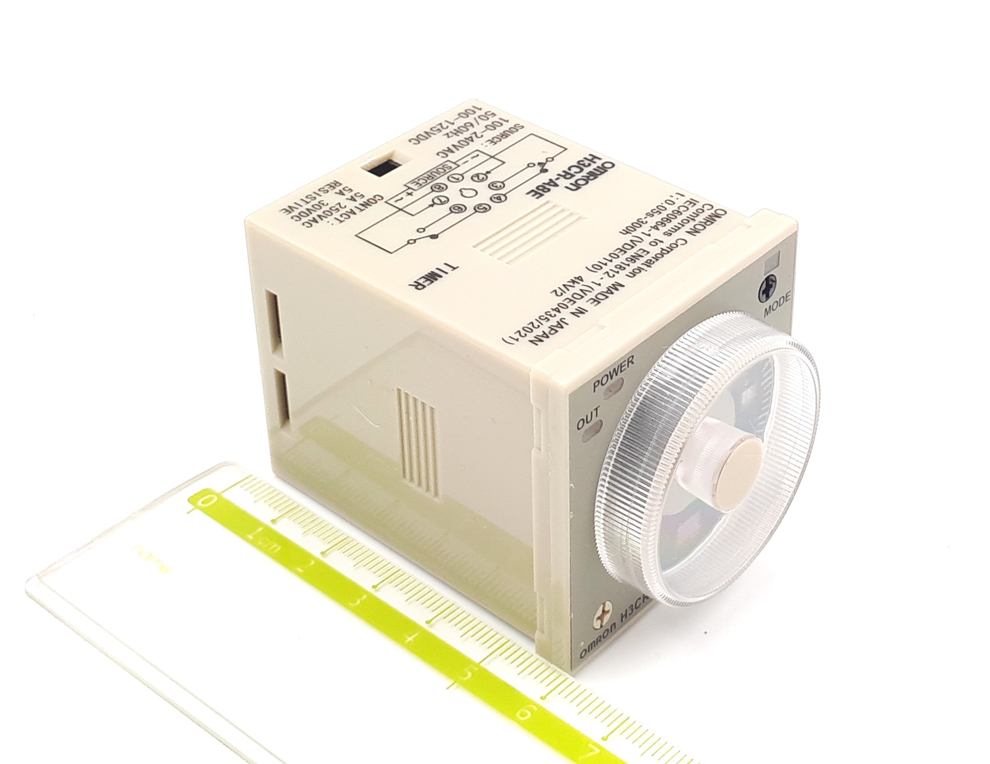 H3CR-A8E 0,05s-300h 100-240VAC/100-125VDC Omron реле времени