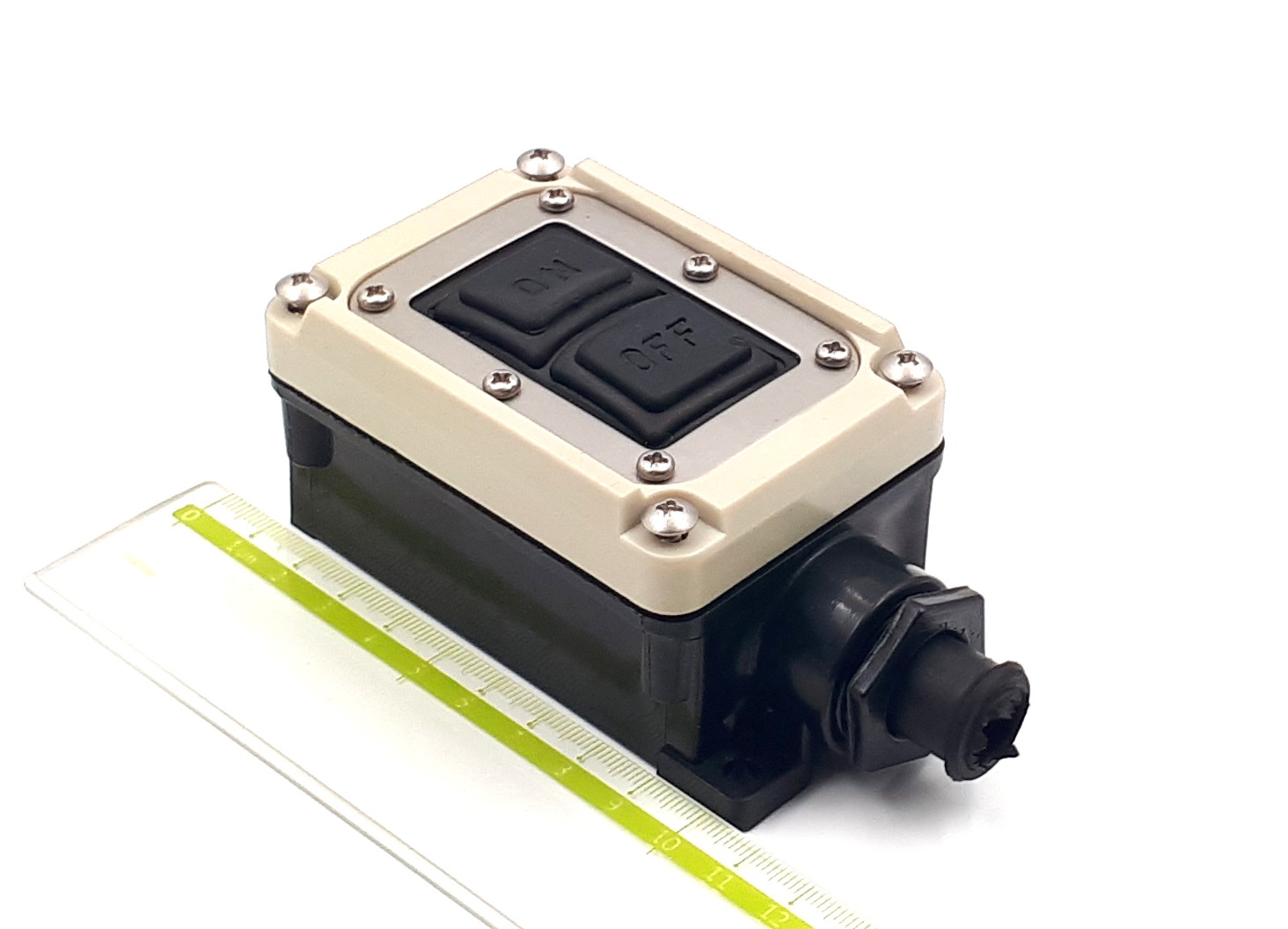 BEW-210 15A 440V 1P IP65 NUX Пуск-Стоп пост кнопочный водозащищенный