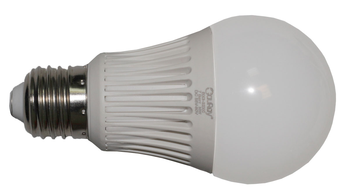 E27 7W 40-80V 4000K BX3-22XC TauRay лампа светодиодная железнодорожная