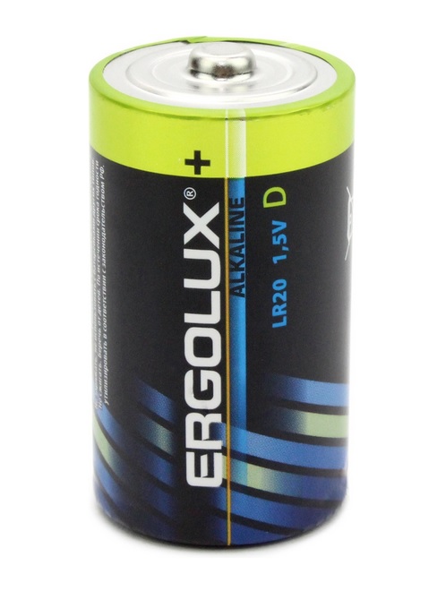 D LR20 1,5V Ergolux батарейка алкалиновая