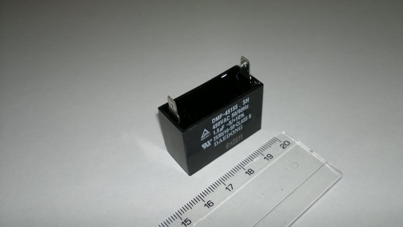 1,5mF 450VAC DMF-45155 конденсатор бумажный