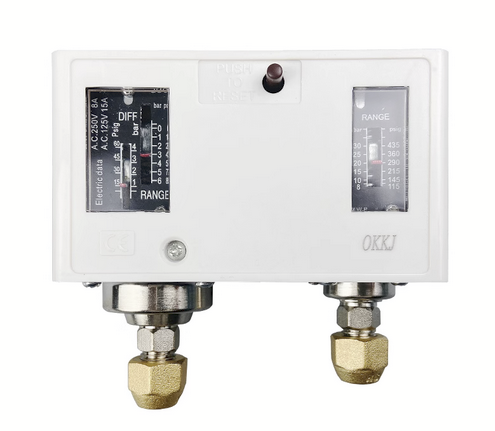YWK-24S LP:-0-0,6Mpa / HP:0,8-3,0Mpa G1/4R датчик реле давления