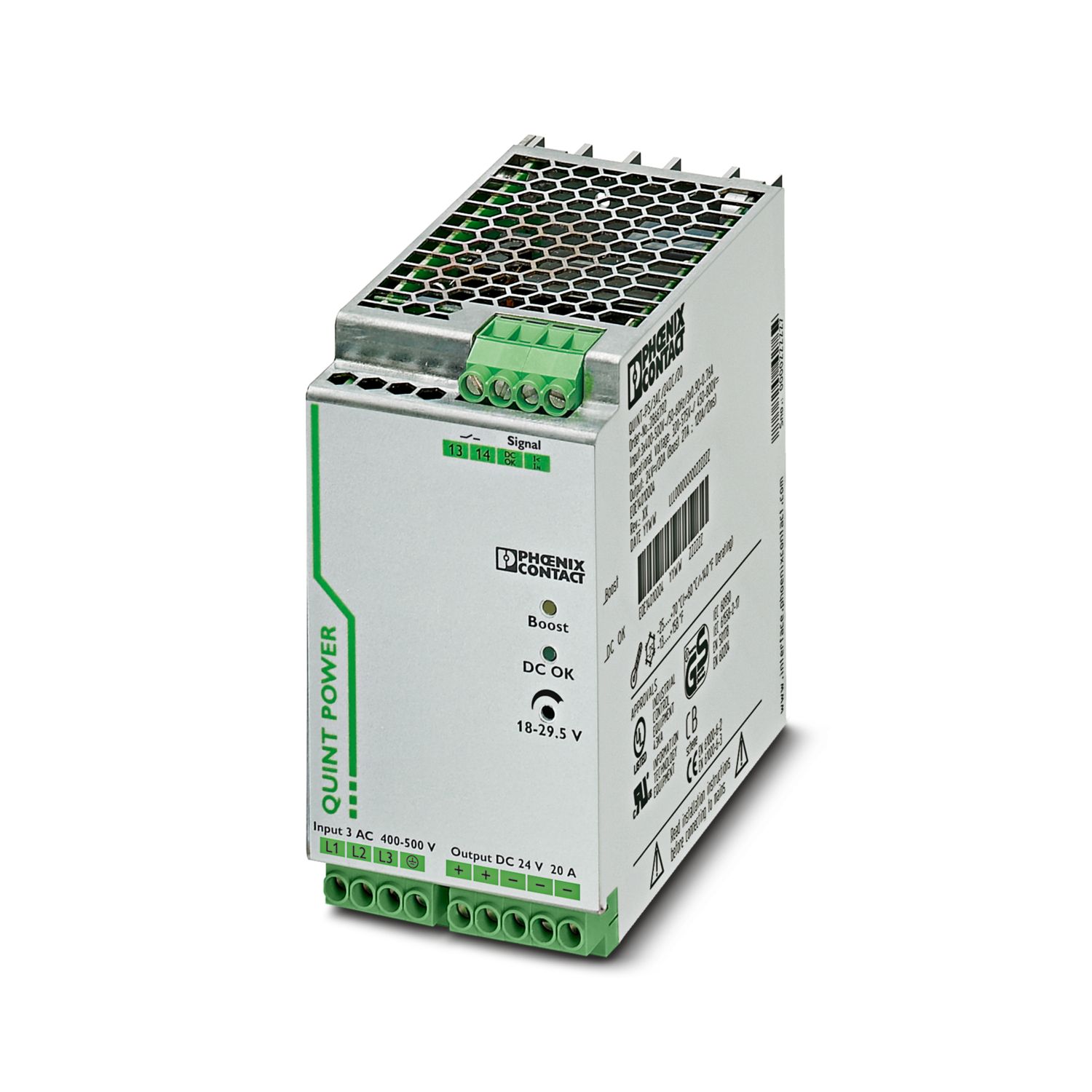 QUINT-PS/3AC/24DC/20 Phoenix Contact 2866792 блок питания