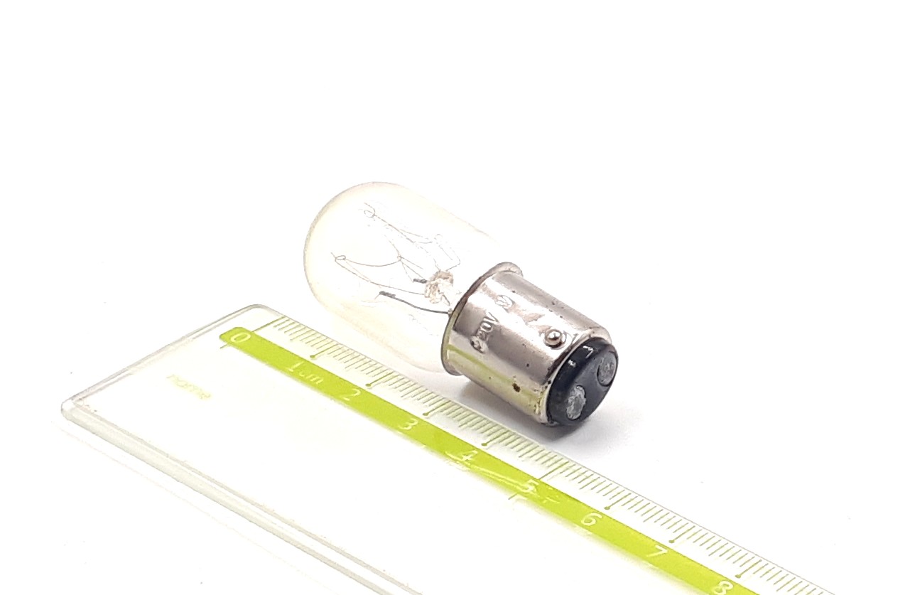 BA15d 5W 220V T20x48 Roccer лампа накаливания малогабаритная