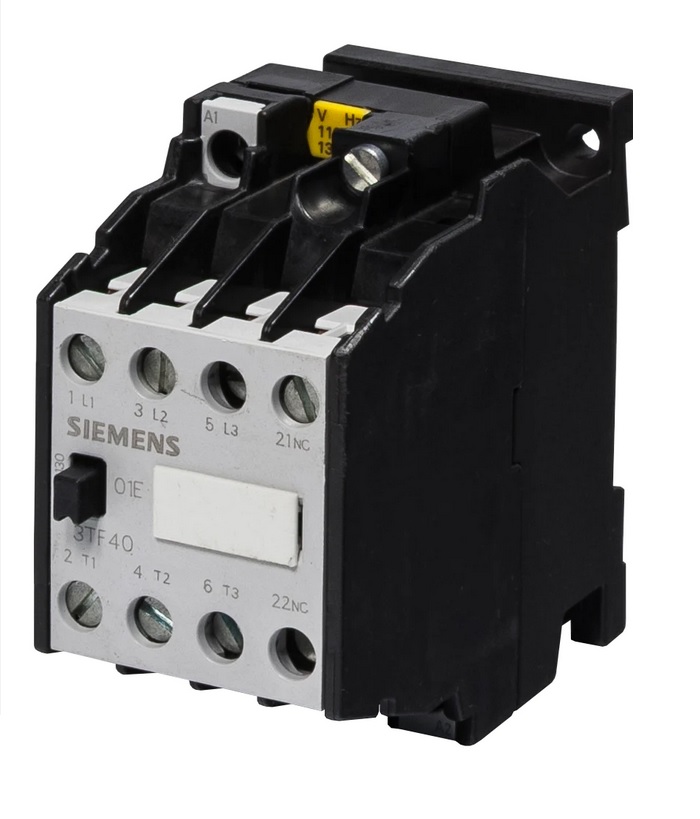 3TF4001-0A 20A 220VAC 4kW 400V 3P 1NC Siemens контактор