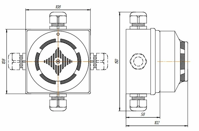 ИК65 65°С IP44 извещатель пожарный комбинированный 20-50%