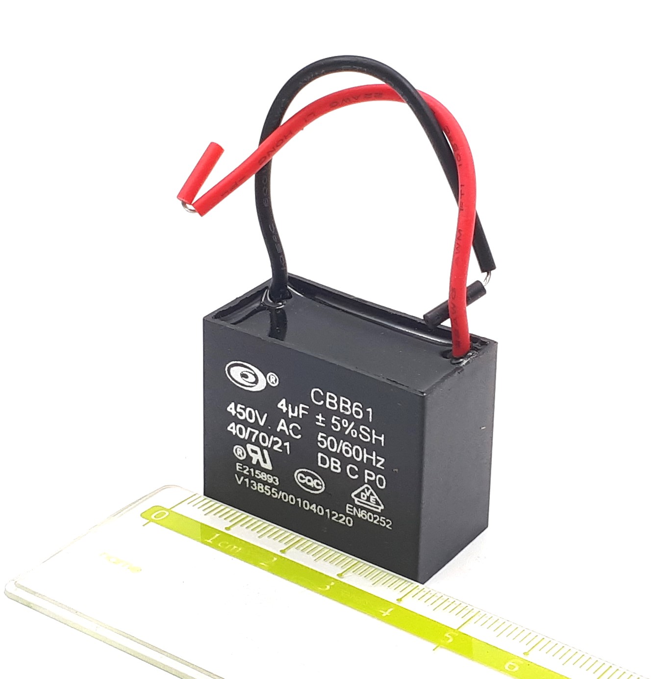 CBB61 4mF 450VAC 50/60Hz конденсатор пусковой