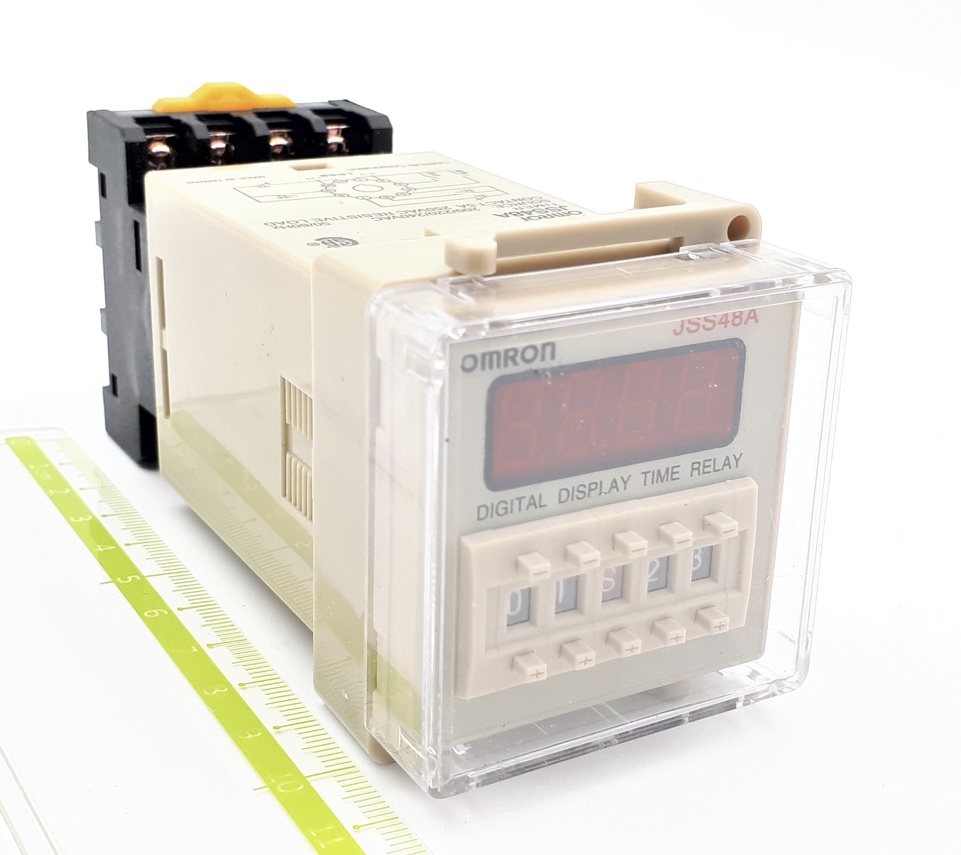 JSS48A 0,01s-99h 24VAC Omron реле времени