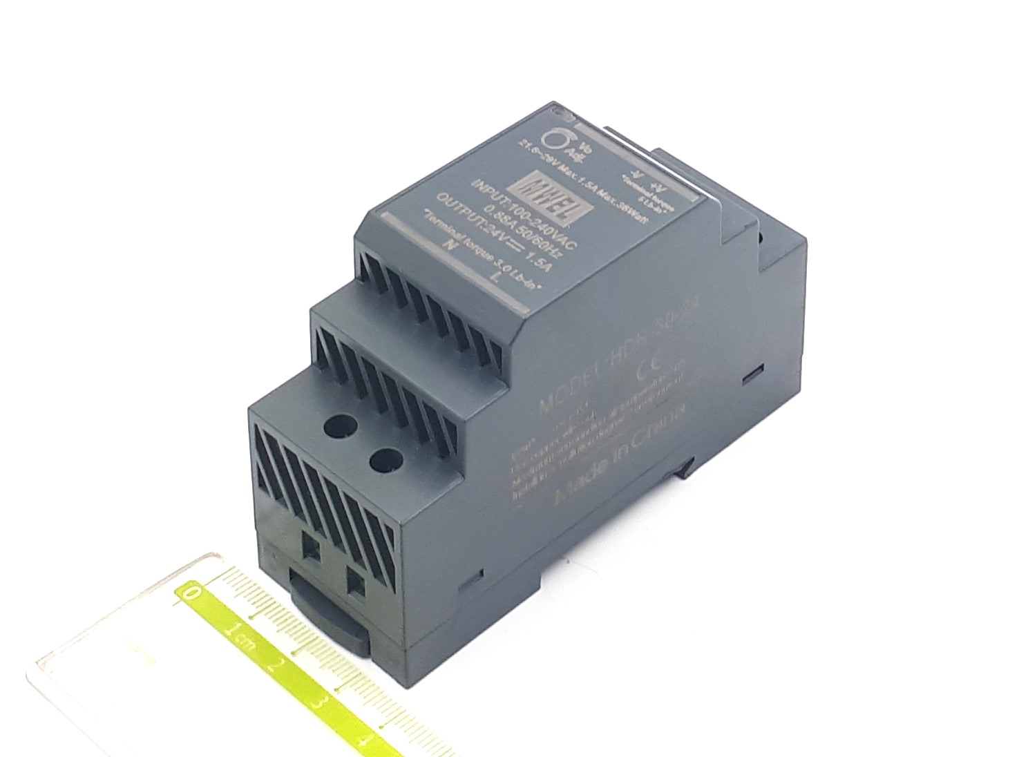 HDR-30-24 36W 24V 1.5А Mean Well блок питания 
