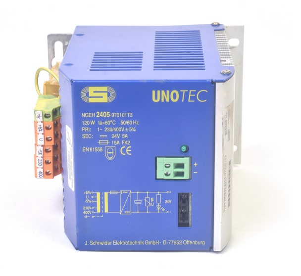 NGEH 2405-970101T3 120W 230-400VAC/24VDC Unotec блок питания