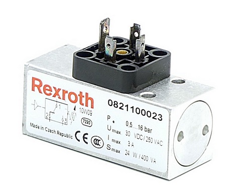 0821100011 30VDC/250VAC; 24W/400VA Rexroth клапан электромагнитный