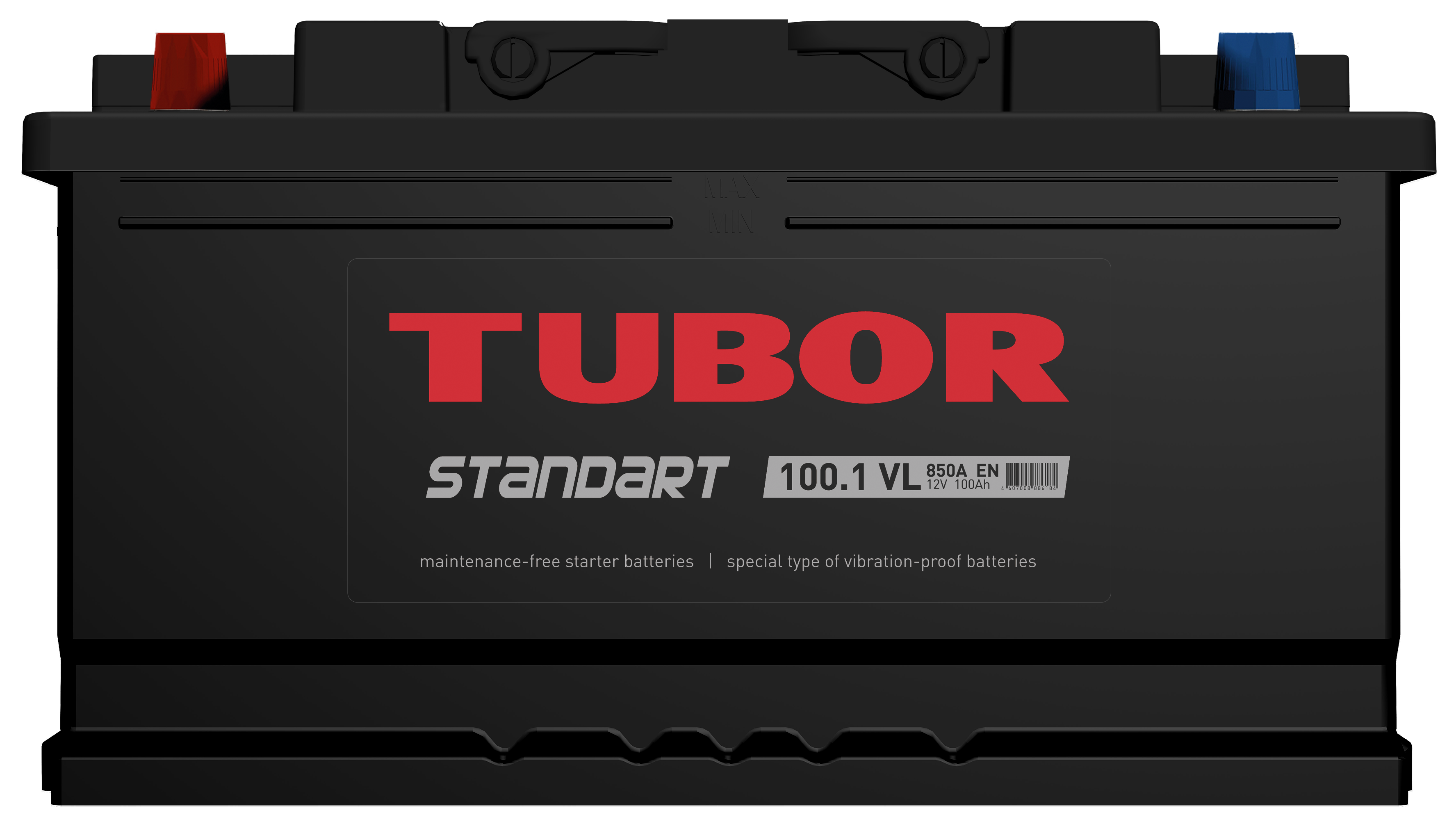 6СТ-100.1 VL 100Ah TUBOR STANDART аккумулятор свинцово-кислотный