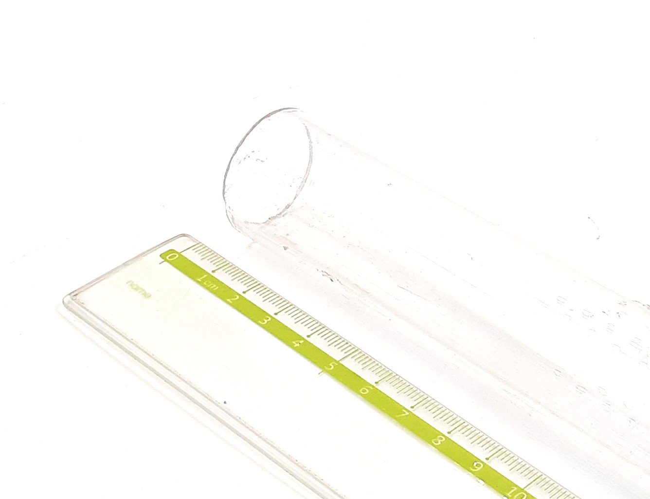 Чехол кварцевый 23х1,5х502mm чехол кварцевый (колба кварцевая) для бактерицидной установки(сквозной)