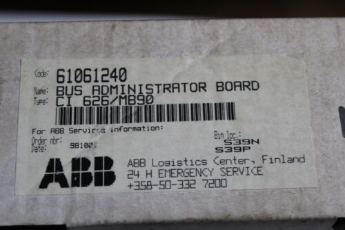 BUS ADMINISTRATOR PC BOARD 61061240 ABB