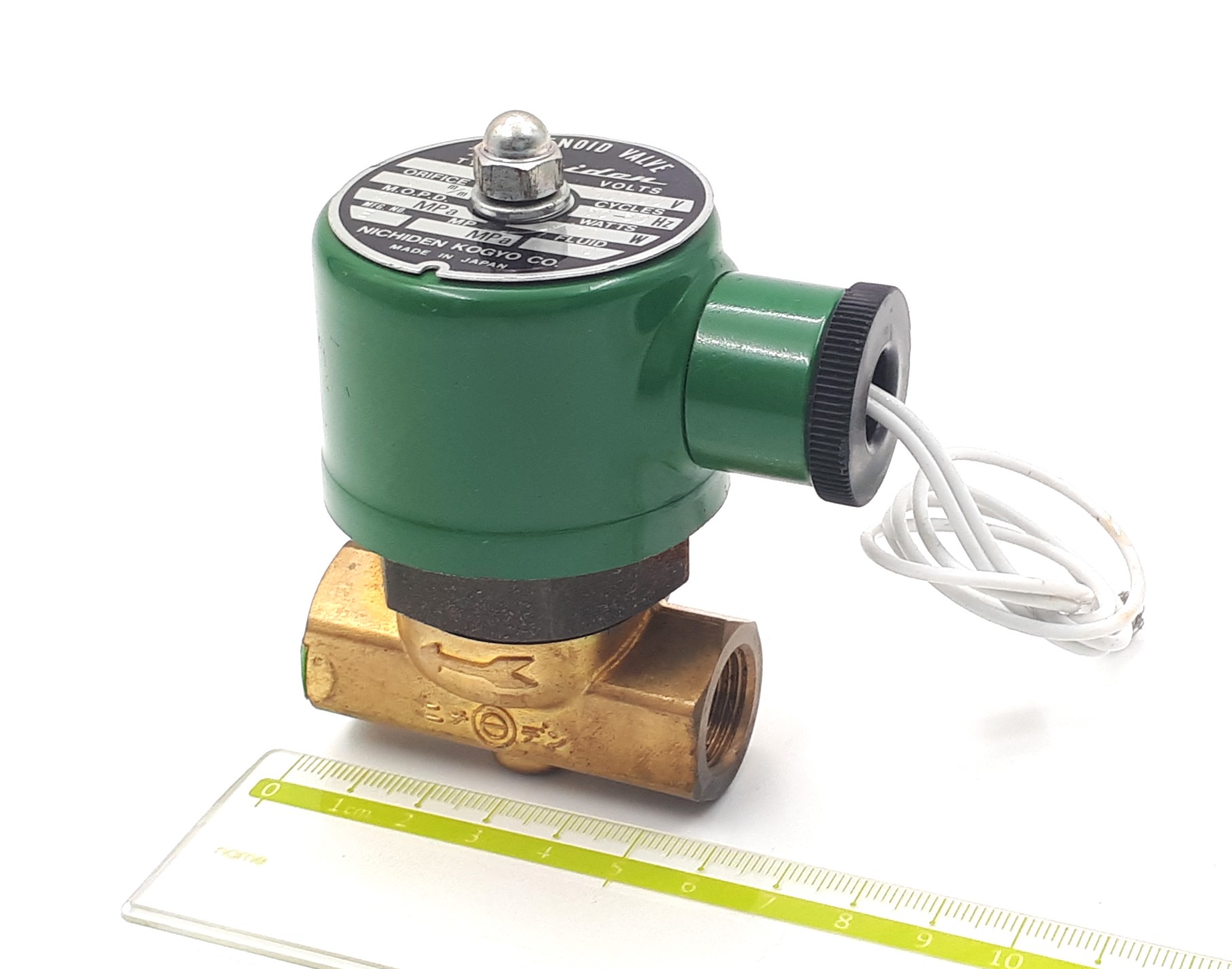 SX3 100VAC 11W NC G3/8 Nichiden Kogyo клапан электромагнитный 
