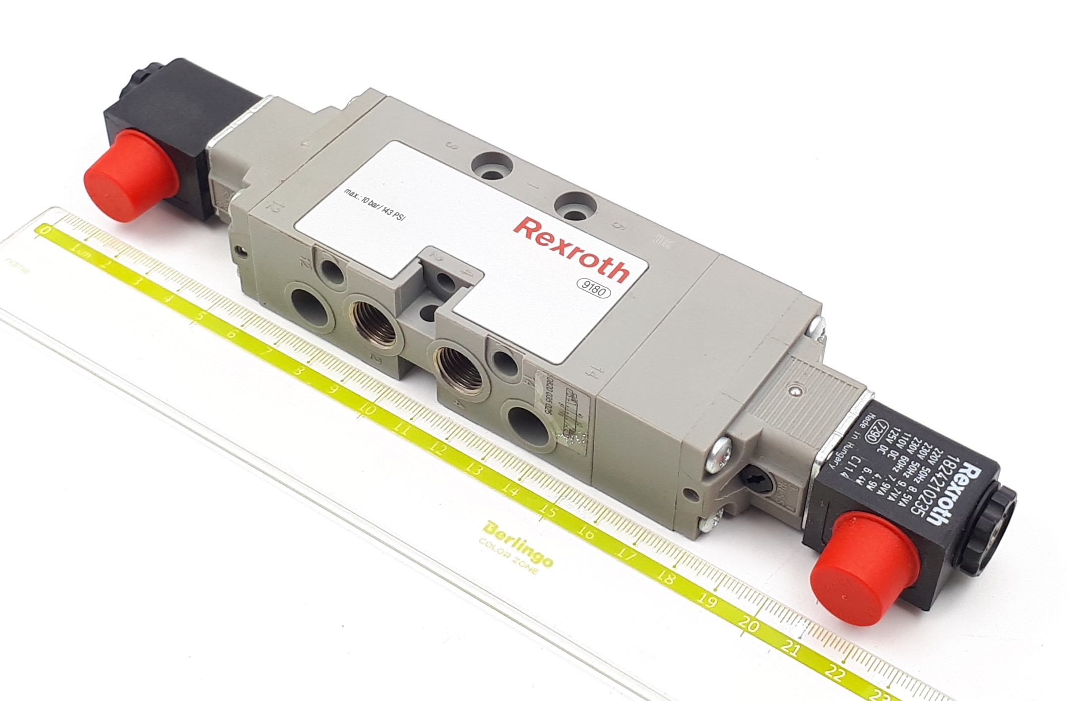 0820035025 9180 220-230VAC/110-125VDC 10bar Rexroth пневмораспределитель