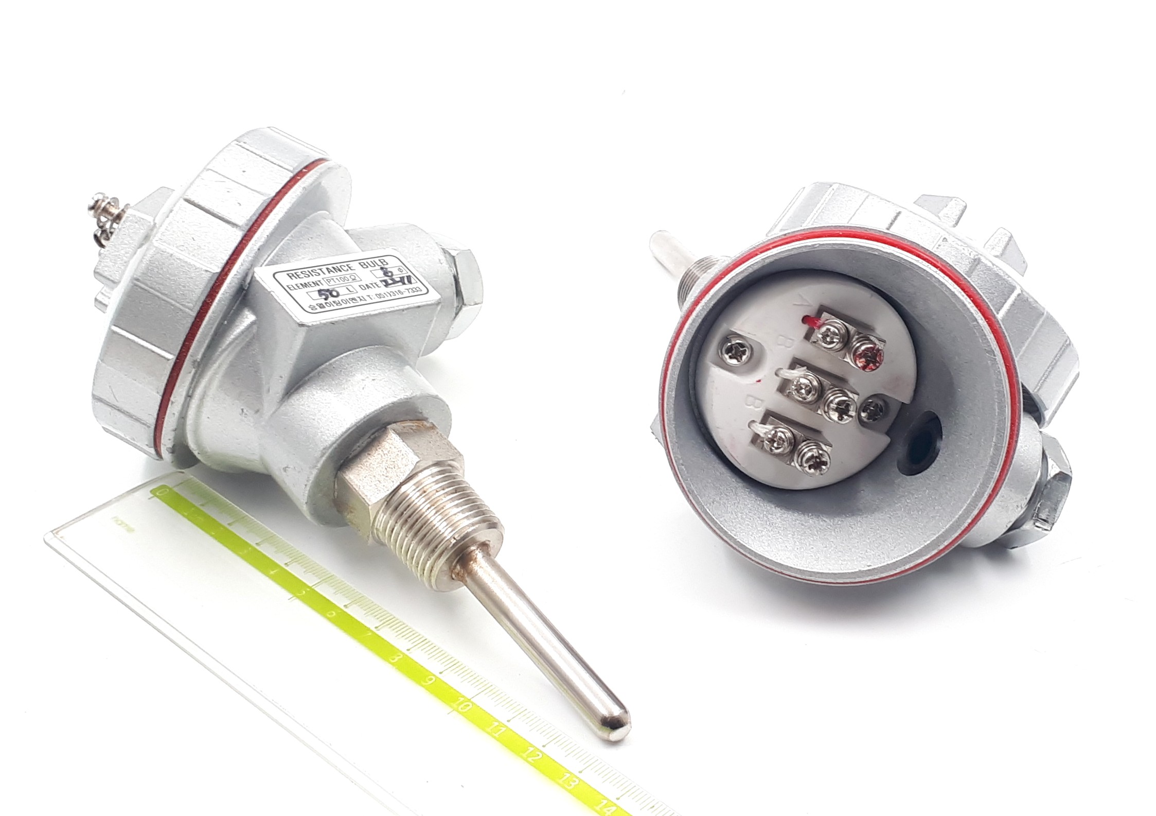 Pt100 50/8mm G1/2R Resistance bulb  Samil Sensor термометр сопротивления