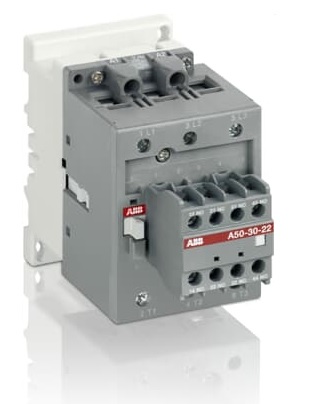 A50-30-22 100A 110VAC 22kW 400V 3P 2NO+2NC ABB контактор