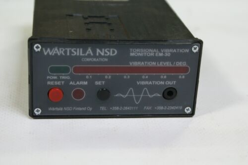 WARTSILA TORSIONAL VIBRATION MONITOR EM-30
