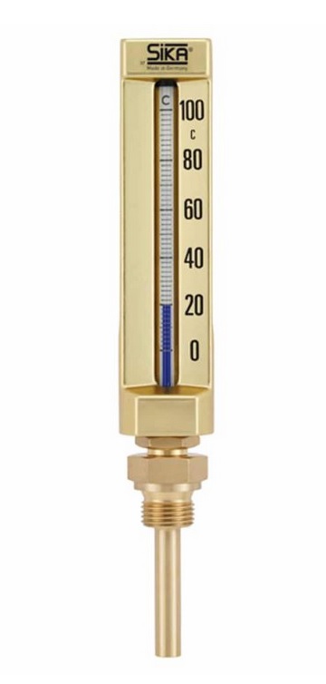 291B 0+100°С 100/10mm G1/2R Sika термометр виброустойчивый