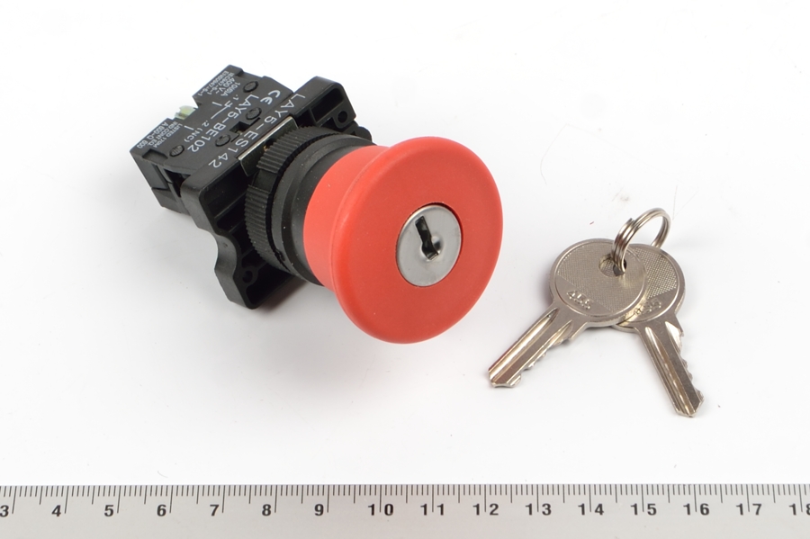 LAY5-ES142 (стоп) кнопка управления с фиксацией и замком