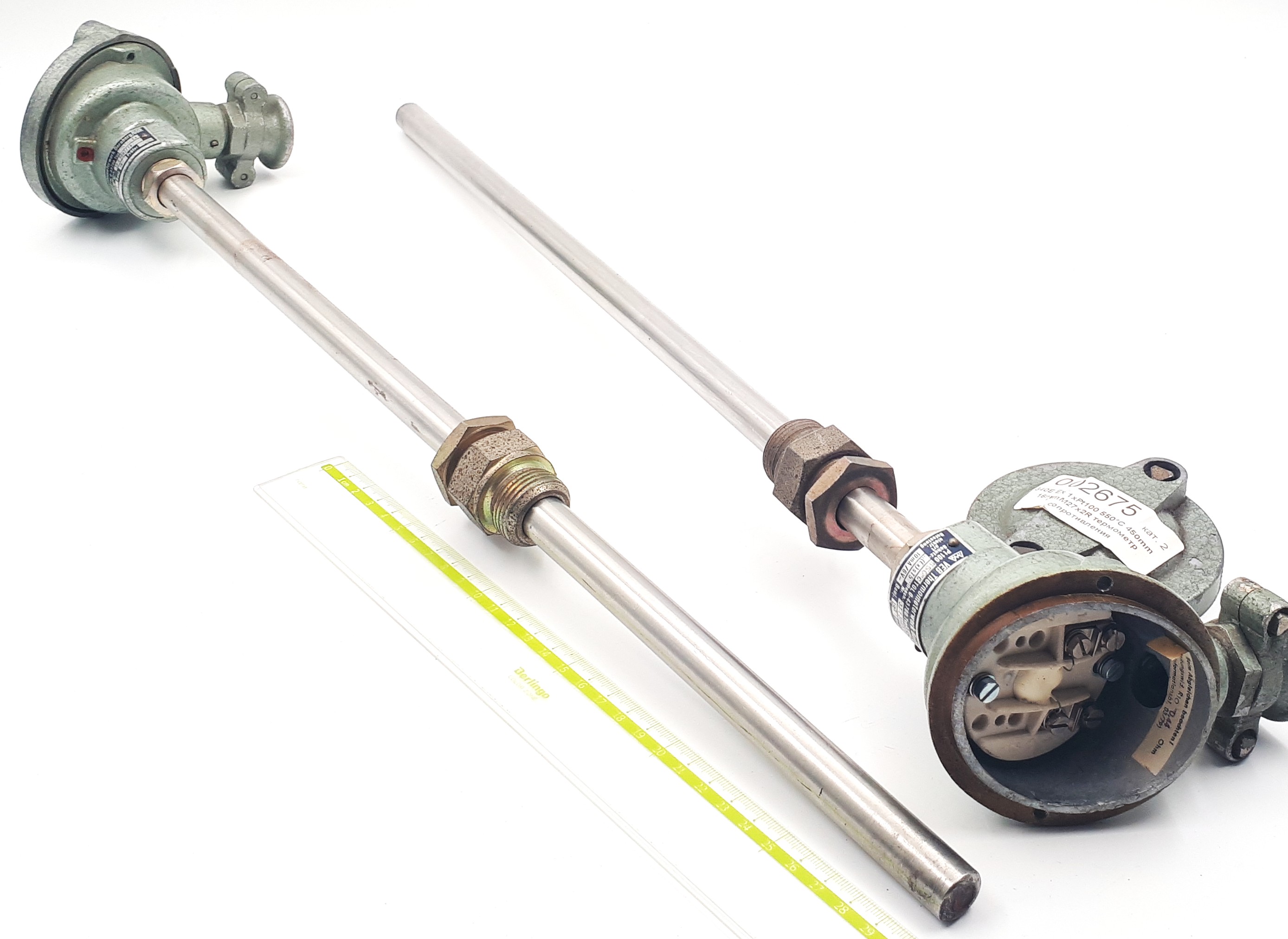 340E Ex 1xPt100 550°C 450/16mm M27x2R термометр сопротивления 