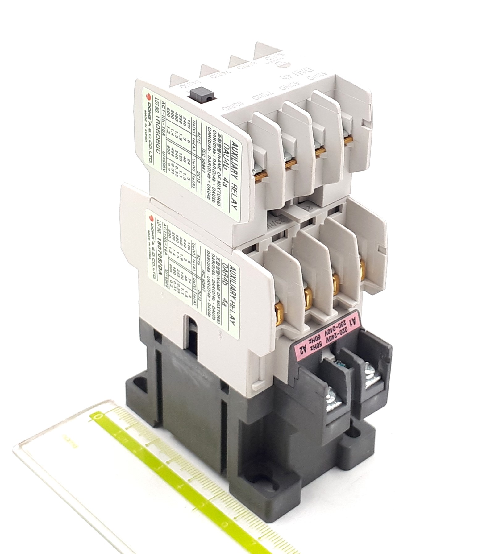 DAR8b 16A 220-240VAC 8NO Dong-A контактор