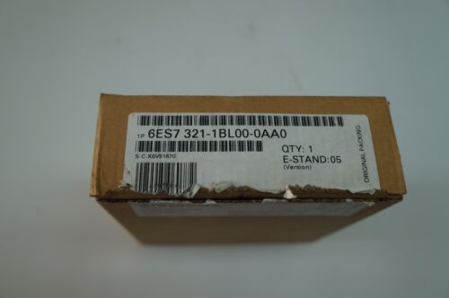 6ES7 321-1BL00-0AA0 Simatic S7 Digital Input Module Siemens