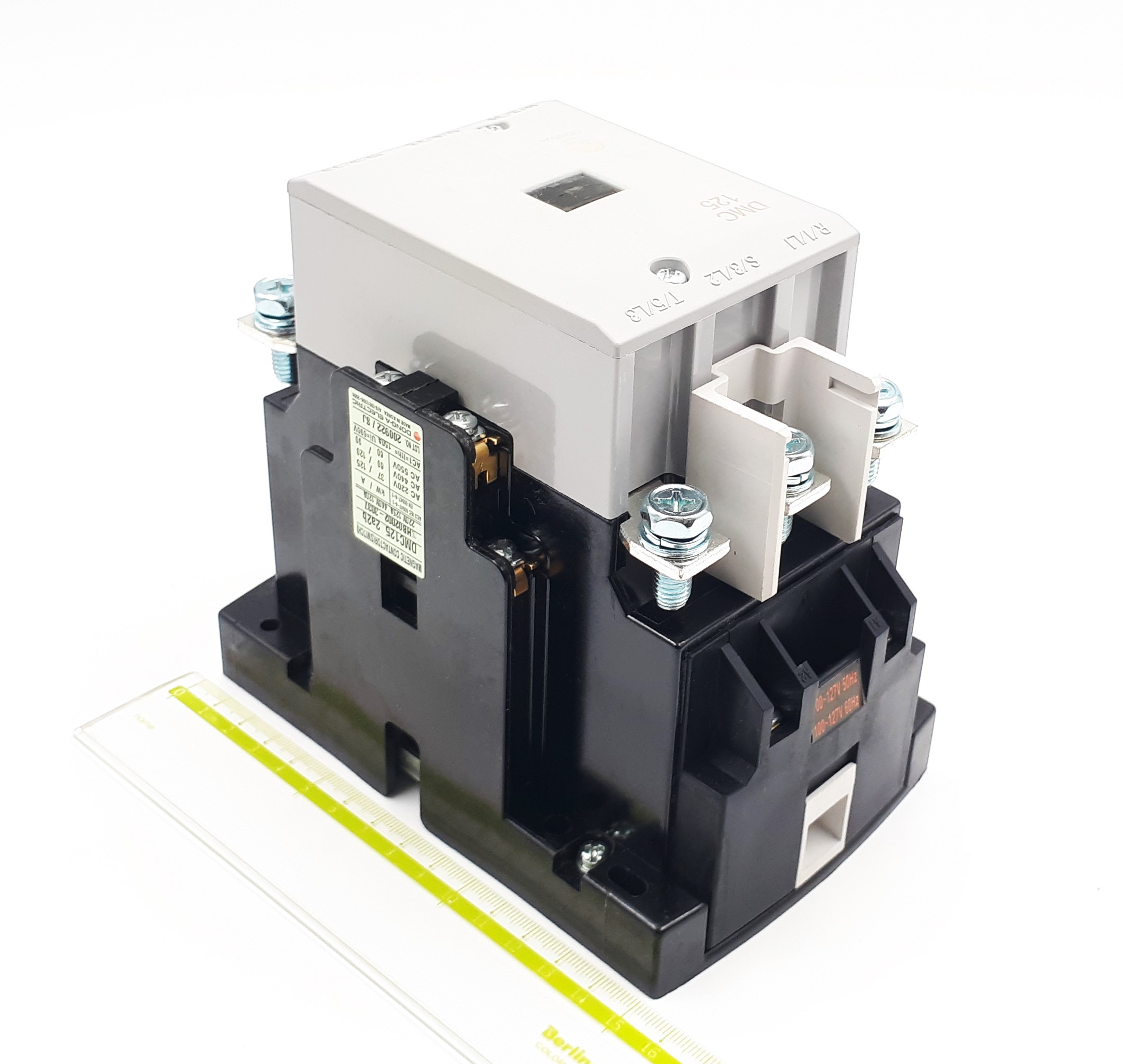 DMC125 120A 100-127VAC 60kW 380-440V 3P 2NO+2NC Dong-A контактор