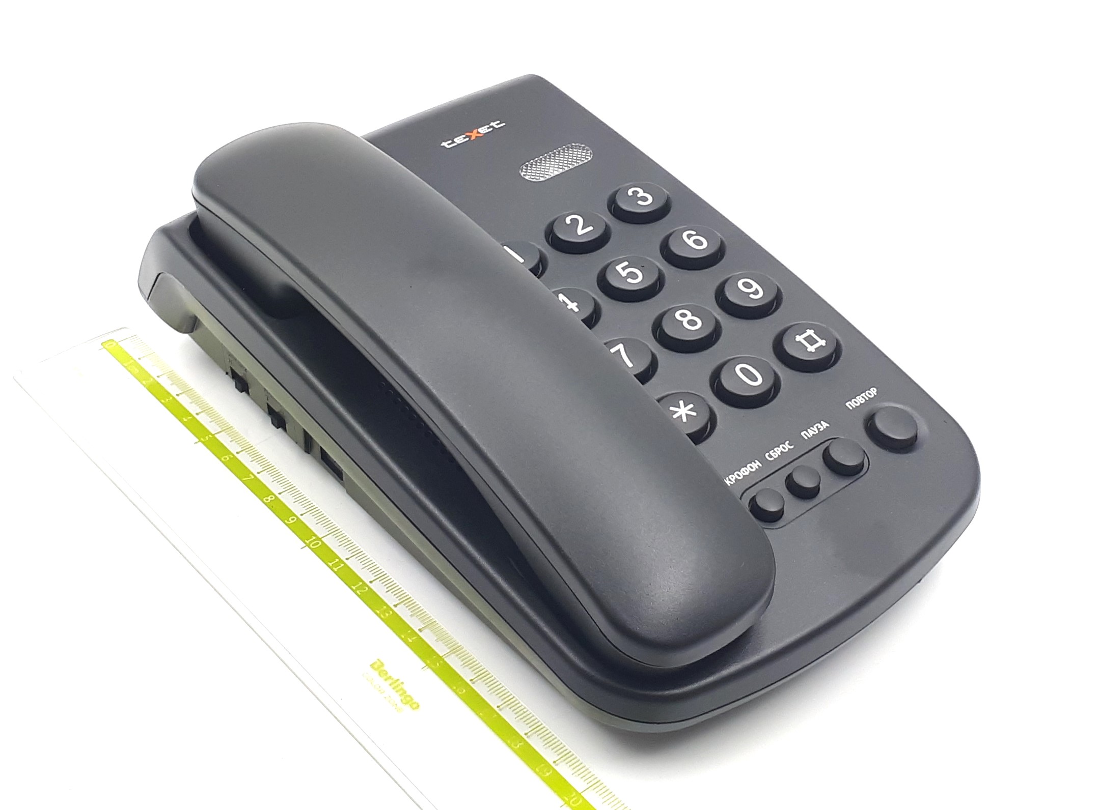 TX-241 teXet аппарат телефонный черный