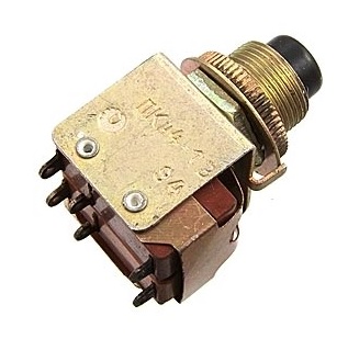 ПКН4-1В 2A 250V кнопка малогабаритная