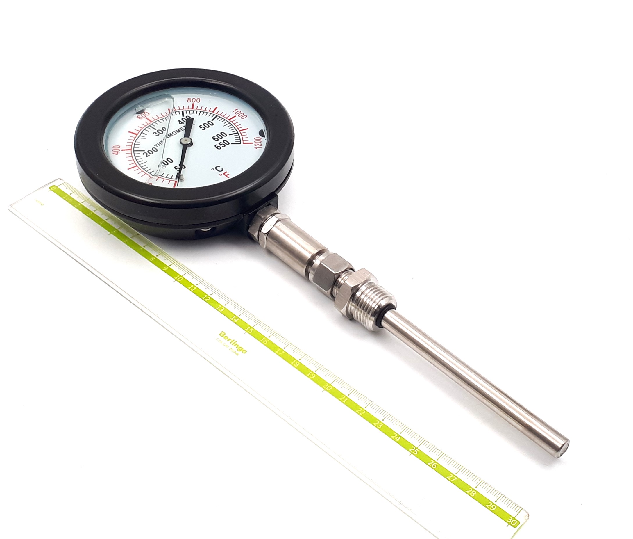 TG100-650G +50+650°С Ø100 G1/2R 120/12mm термометр виброустойчивый