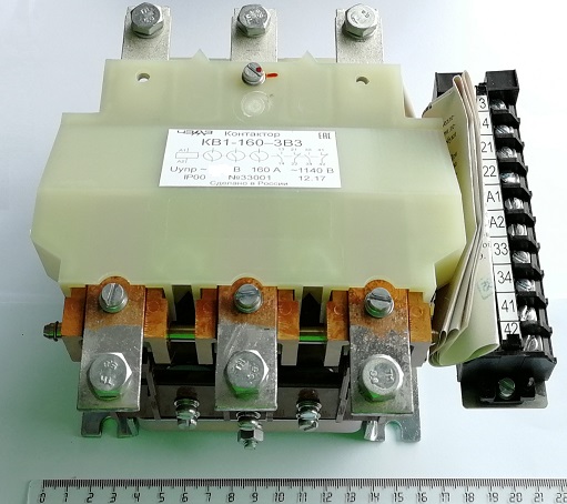 КВ1-160-3В3 230VAC контактор вакуумный