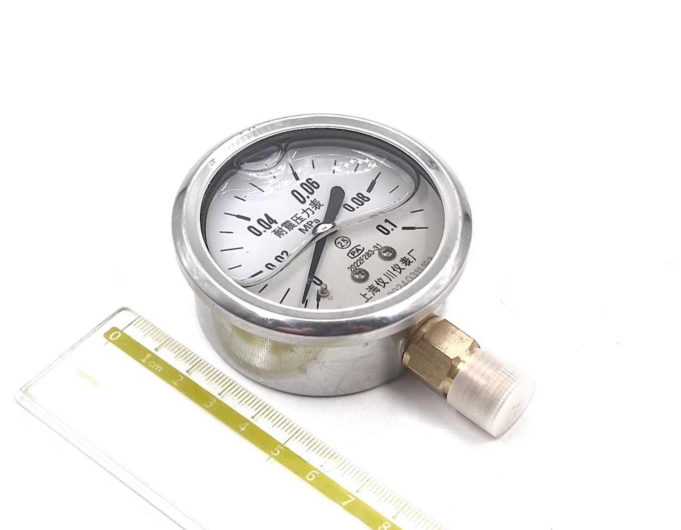 YN-60 0-0,1MPa 60mm G1/4R HONGQI манометр виброустойчивый