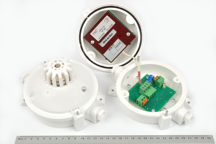 ИПК-ТУ исп. 114А3 (70°С) IP65 бл. с розеткой - тепловой пожарный извещатель