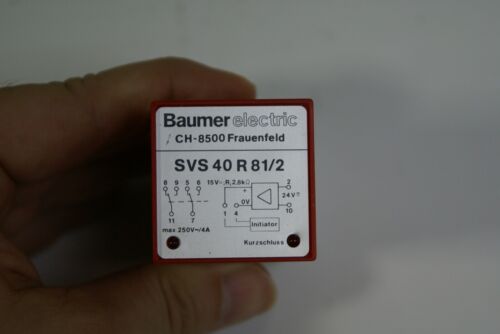 BAUMER ELECTRIC SVS 40 R 81/2 RELAY 15V SVS40R81/2